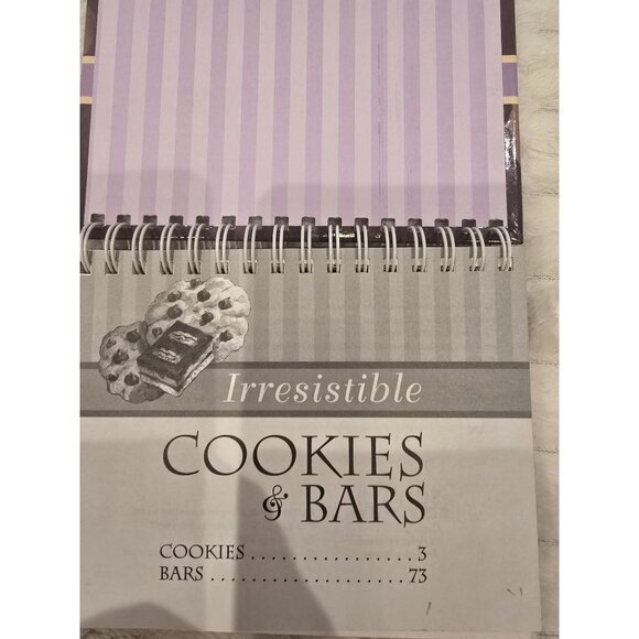 Irresistible Cookies & Bars Spiral-Bound Recipe Book Featuring 75+ Recipes For C - Picture 2 of 5
